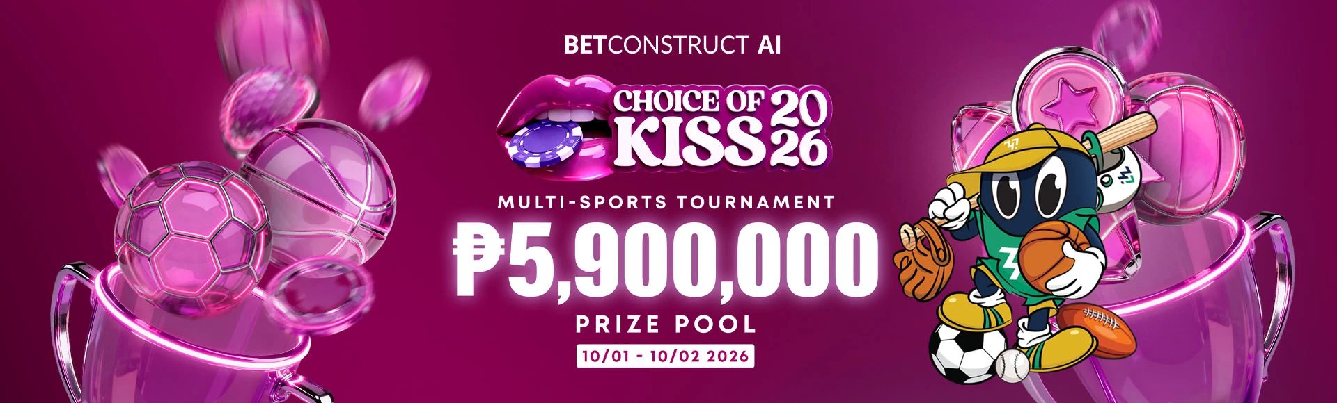 Pampromosyong banner ng Choice of Kiss 2026 - 747 Live casino