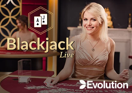 Live BlackJack - Evolution casino game on 747 Live