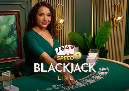 Speed Blackjack 1 - Playtech Live casino game on 747 Live